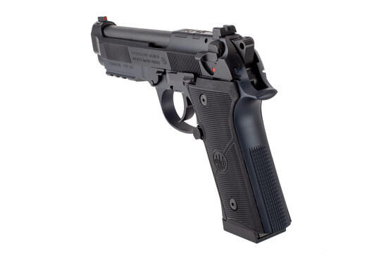 Beretta 92X Red Dot Optic 9mm Pistol features a fiber optic front sight